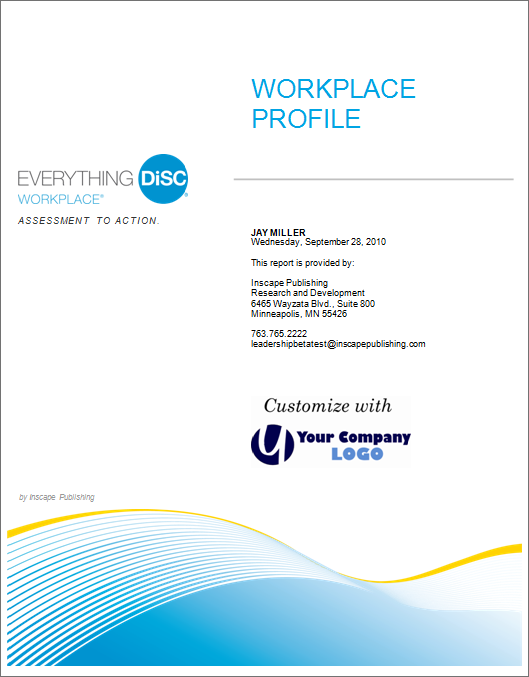 Sample Report for Everything DiSC Workpl...