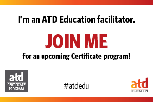 Our CEO/Pres. receives this ATD badge.