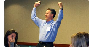 C. Michael Ferraro in action during training class.