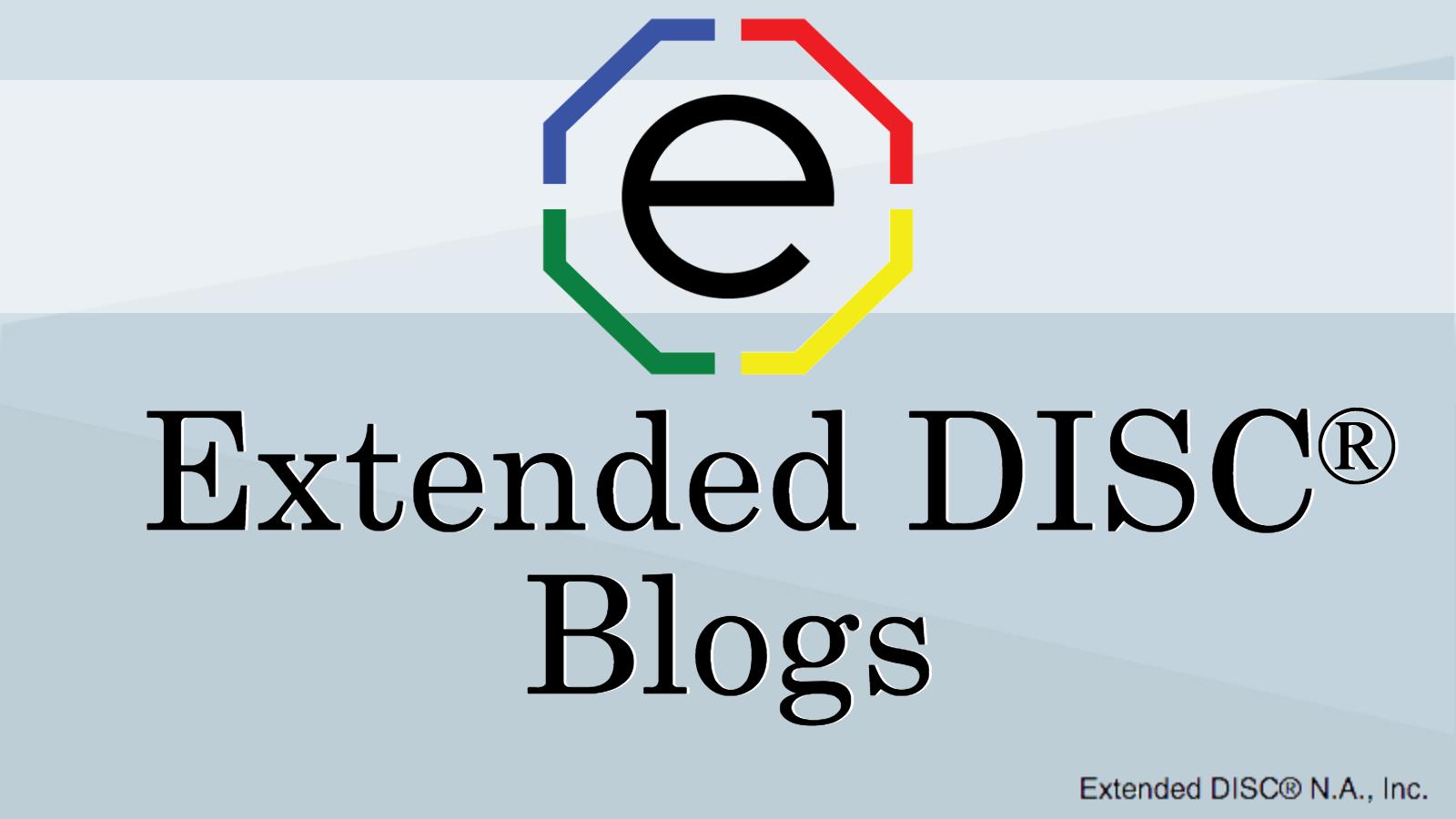 Extended DISC Blogs