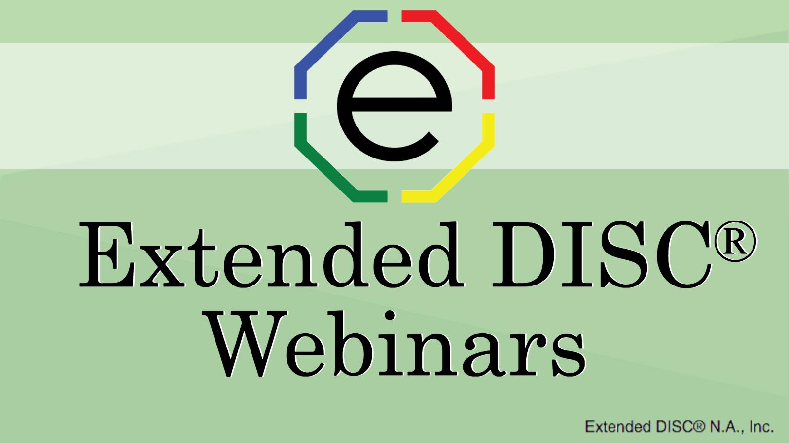 DISC Webinars