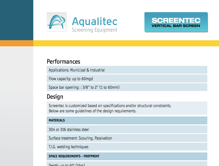 Vertical Bar Screen - Screentec