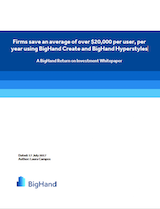 BigHand Create and BigHand Hyperstyles ROI