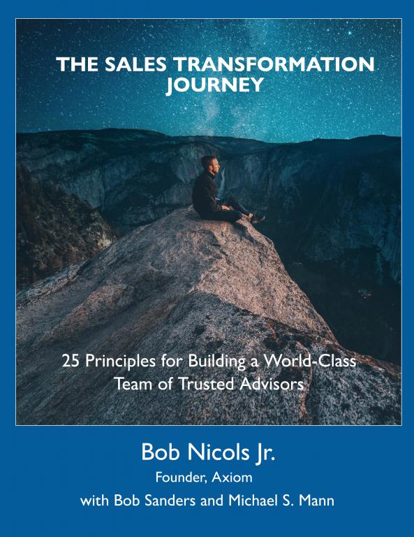 The Journey to Sales Transformation Book Cover